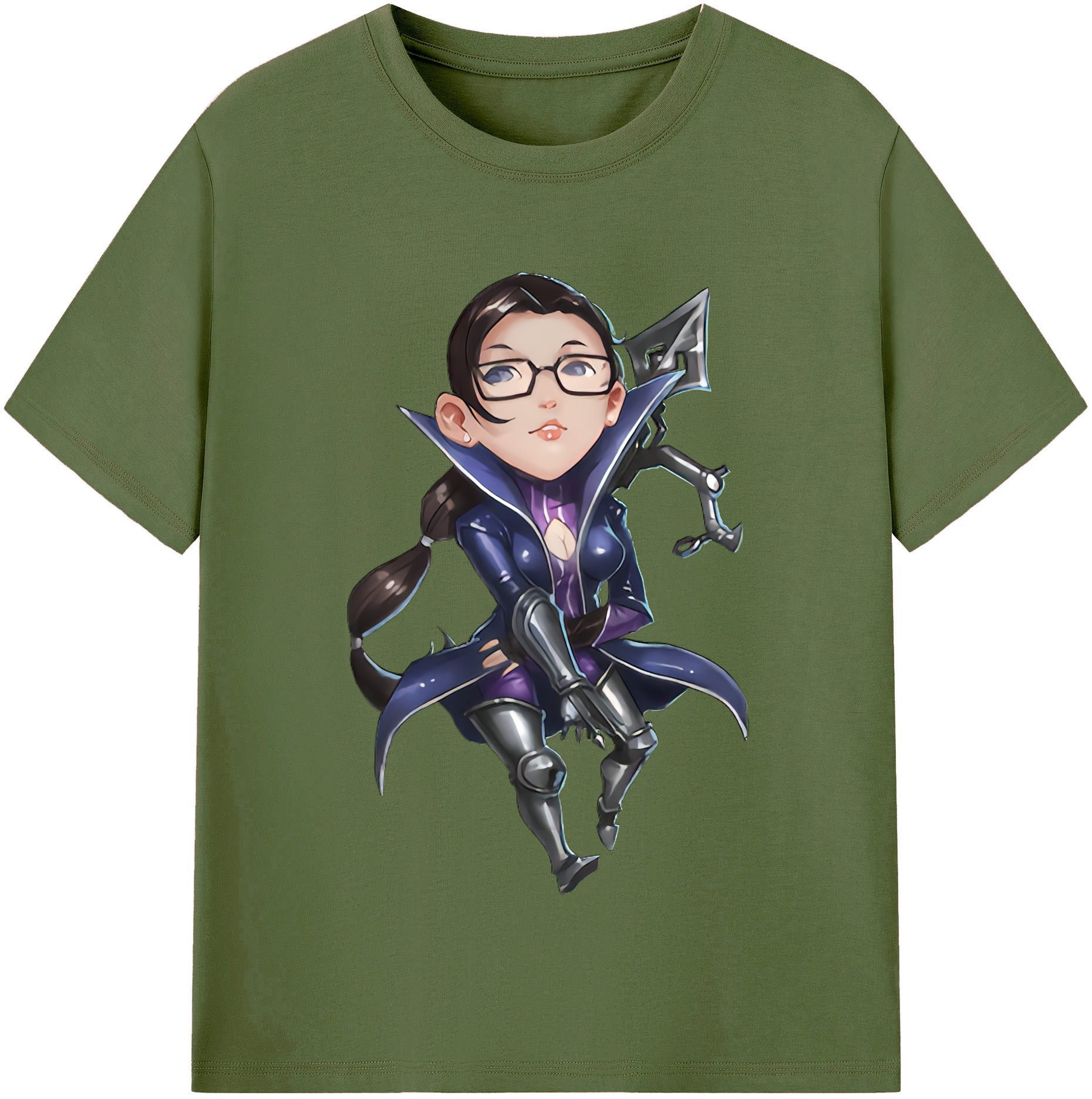リーグ・オブ・レジェンド League of Legends LOL 綿100％半袖Tシャツ（フロントプリント）